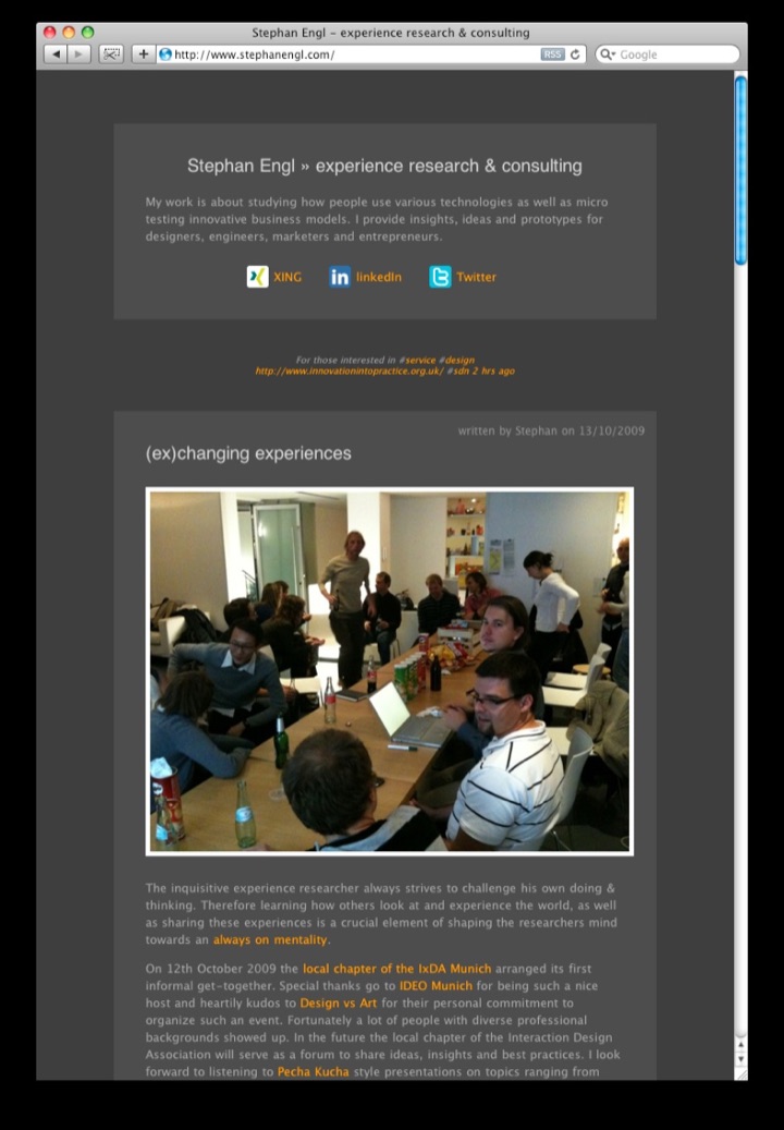 Screenshot of a dark-gray webpage in a desktop browser window.